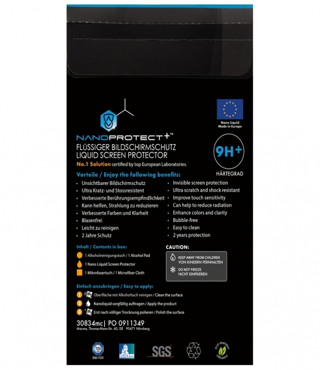 Płynne szkło na telefon