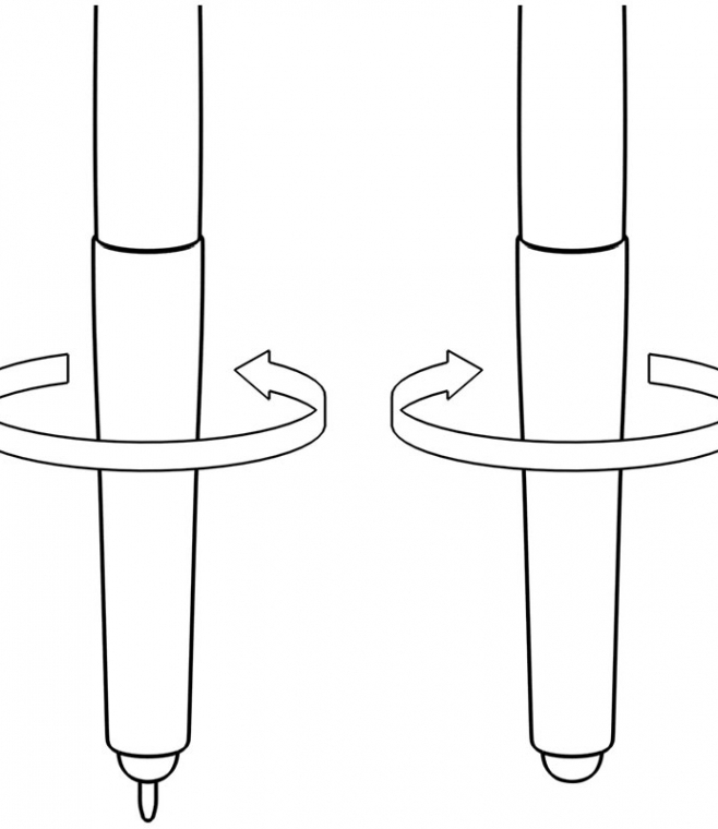 Długopis plastikowy CrisMa Smile Hand