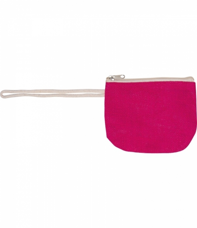 Torba z juty z portfelem