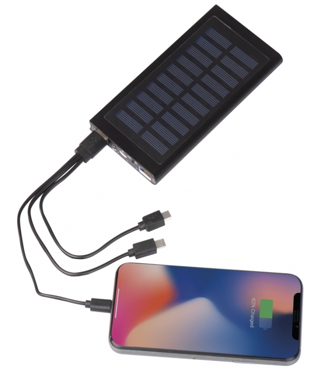 Power bank 8000 mAh solarny