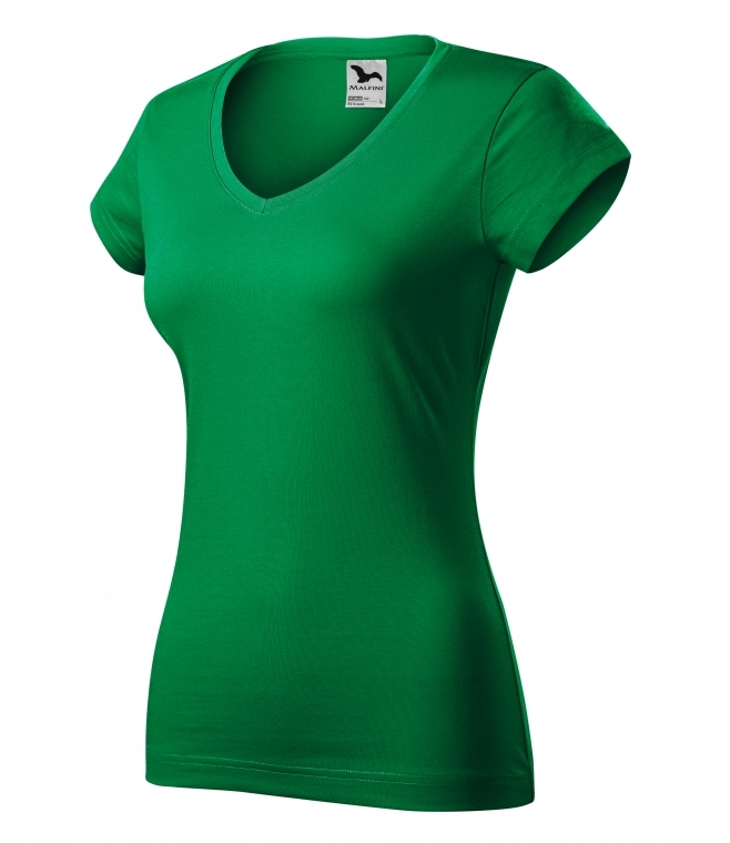 T-shirt damski Fit v-neck 162