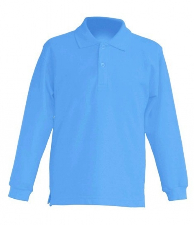 Polo młodzieżowe bawełniane Longsleeve210 kid