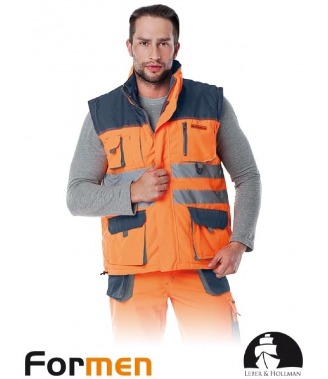 Bezrękawnik ocieplany<br />Odblaskowy formen