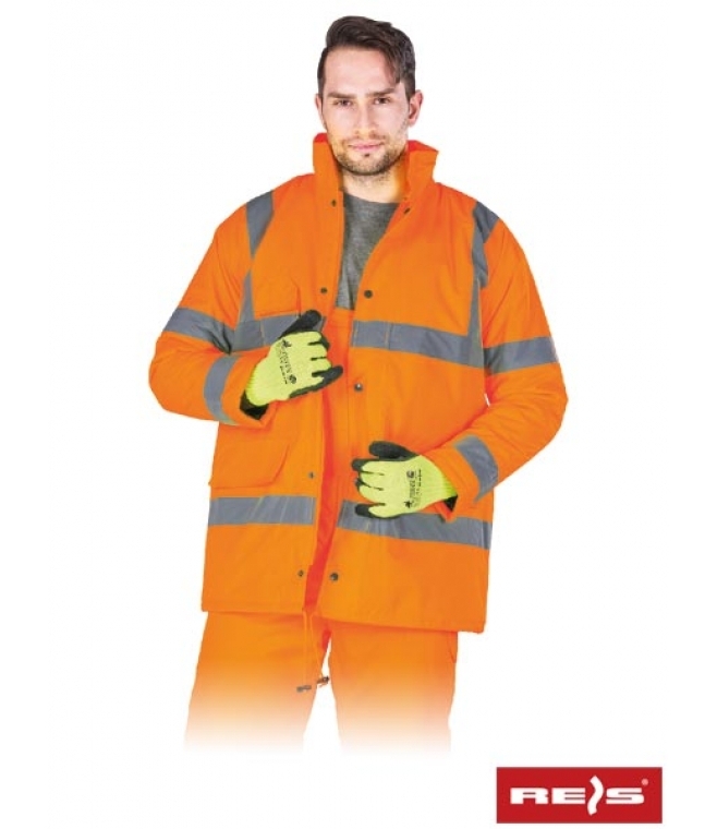 Kurtka ocieplana odblaskowa K-vis