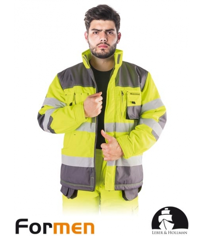 Kurtka ocieplana odblaskowa Formen