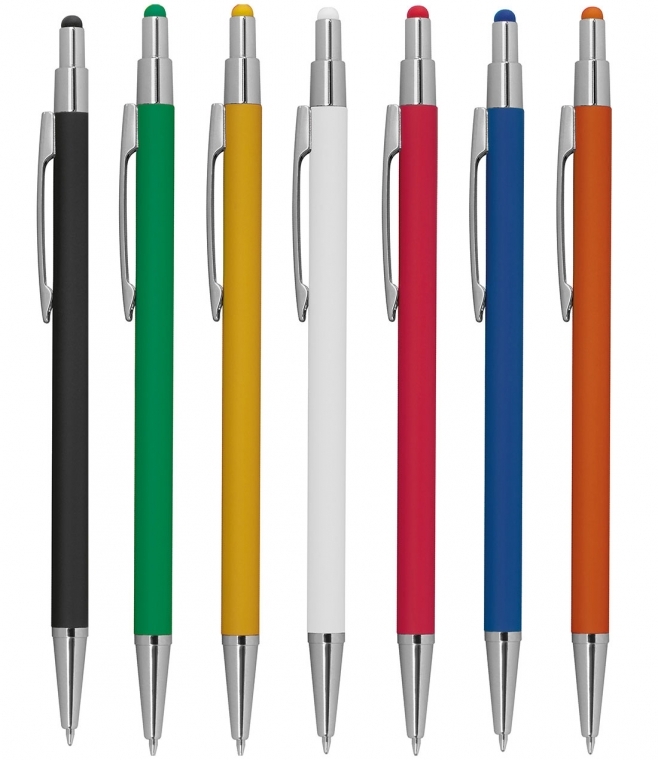 Długopis metalowy touch pen soft touch