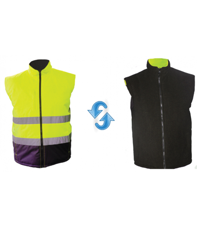 Bezrękawnik ocieplany Odblaskowy neptun