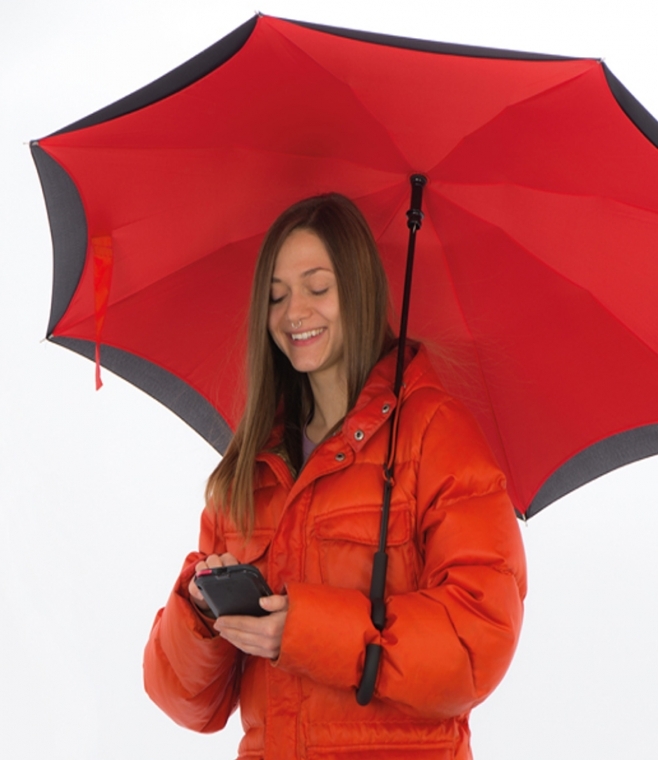 Parasol składany odwrotnie