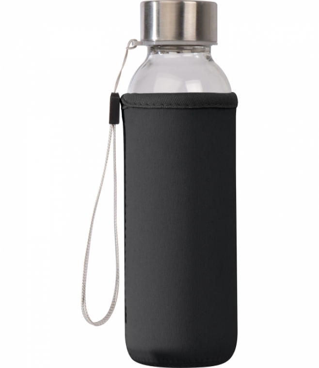 Butelka szklana z pokrowcem 300 ml