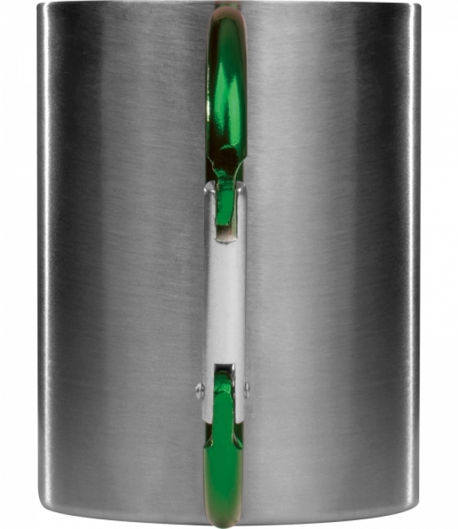 Kubek metalowy z karabińczykiem 200 ml