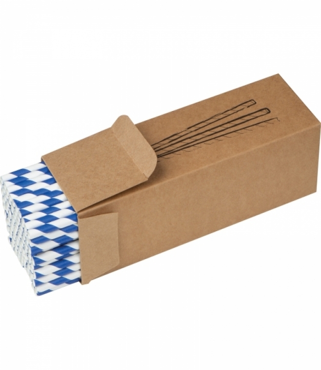 Słomki do napojów tekturowe 100 szt.