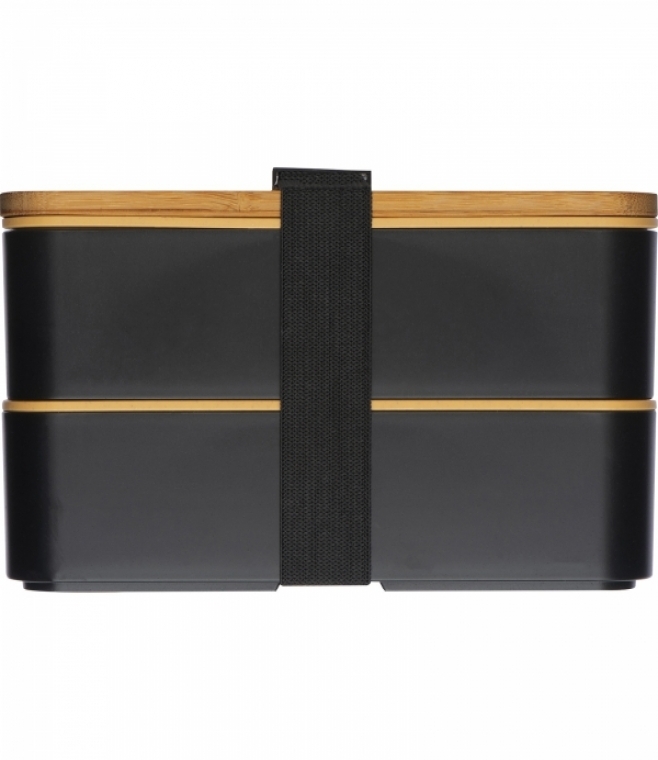 Zestaw lunch box ze sztućcami i butelka termiczna 500 ml