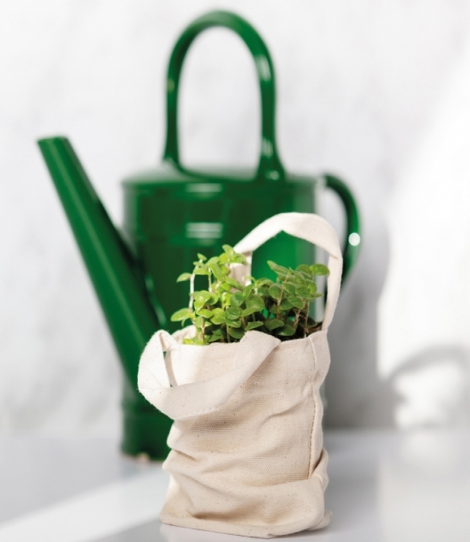 Torba bawełniana z krótkimi uszami 140 g/m2