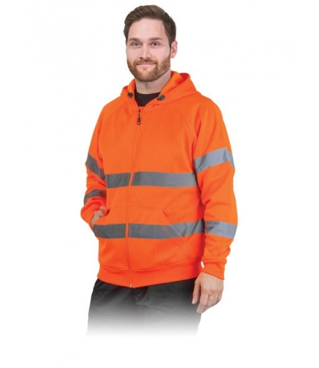 Bluza odblaskowa z kapturem Amsel-ds