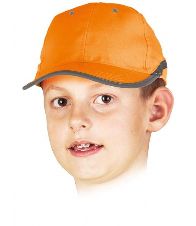 Czapka odblaskowa Czfluo-kids