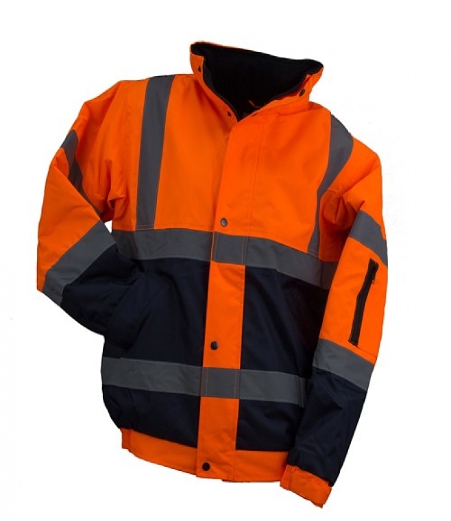 Kurtka ocieplana odblaskowa Hsv-bomber