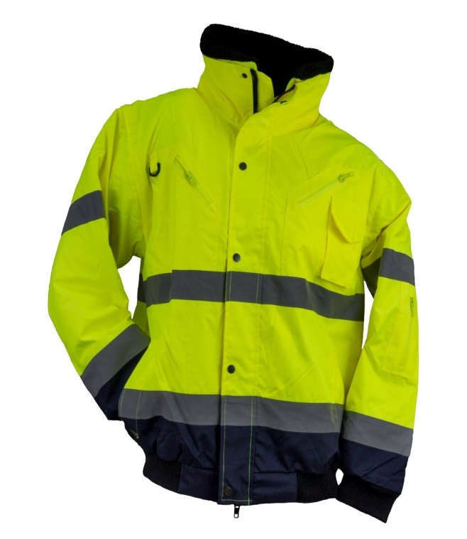 Kurtka ocieplana odblaskowa 3 w 1 hsv