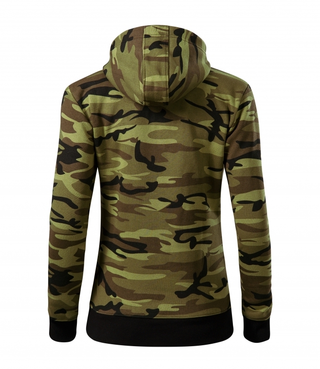 Bluza damska z kapturem<br />Camo zipper c20