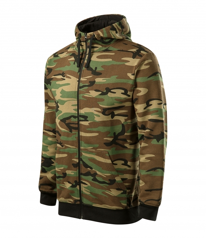 Bluza z kapturem<br />Camo zipper c19