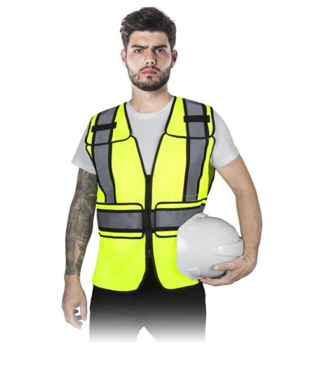 Kamizelka odblaskowa z suwakiem KOS FLEX