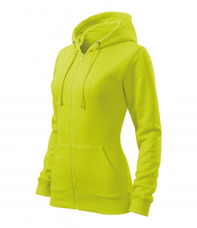 Bluza damska z kapturem Trendy zipper 411