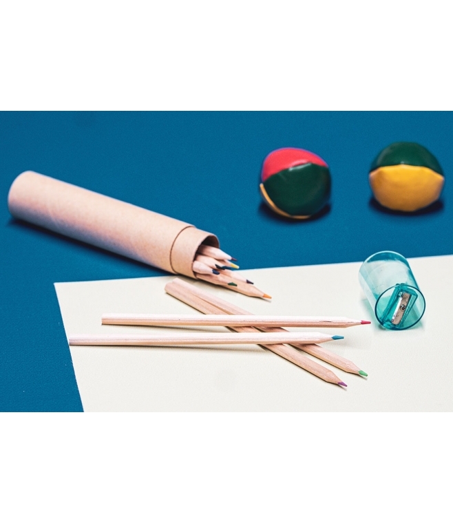 Kredki drewniane 12 kolorów