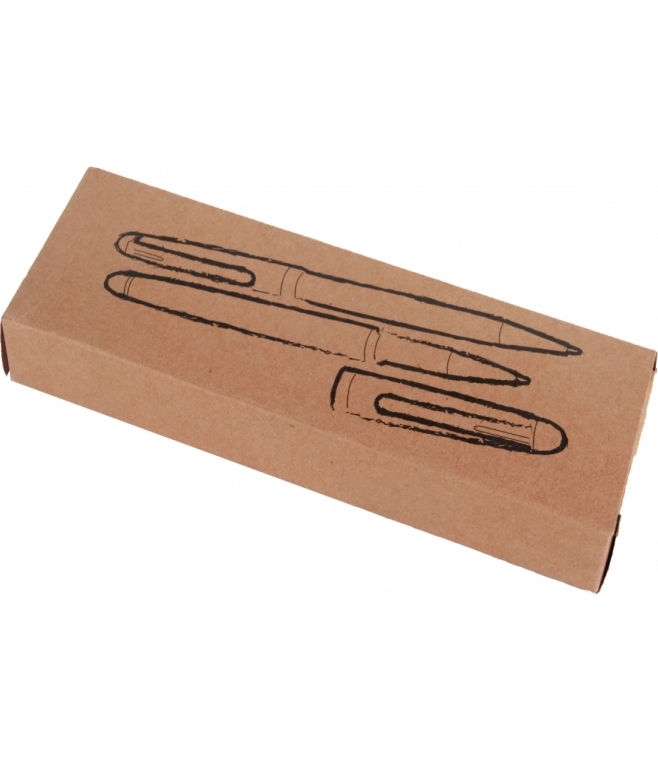 Zestaw piśmienny długopis i pióro wieczne