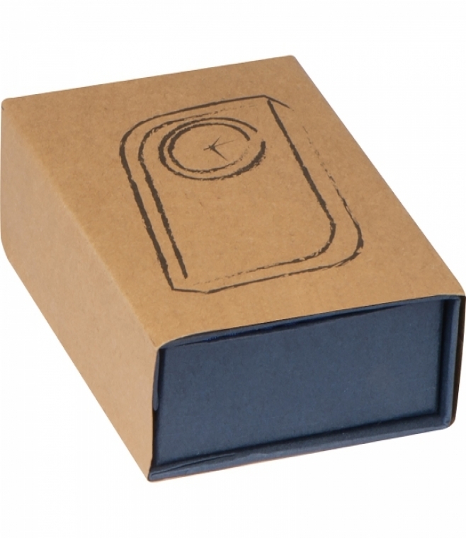 Szklany blok z zegarem