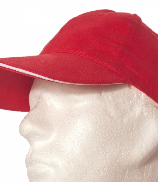 Czapka z daszkiem bawełniana 6 paneli