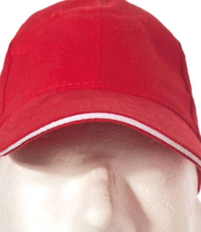 Czapka z daszkiem bawełniana 6 paneli