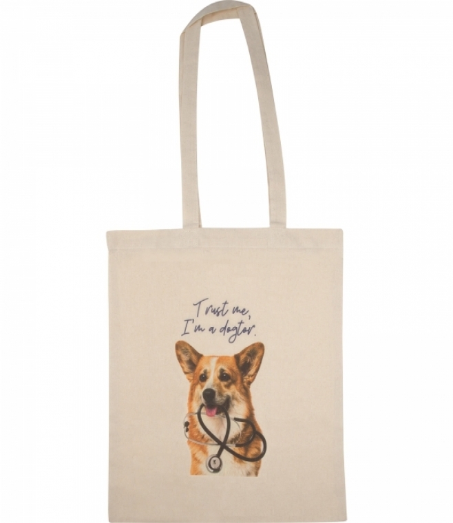 Torba bawełniana z długimi uszami 140 g/m2