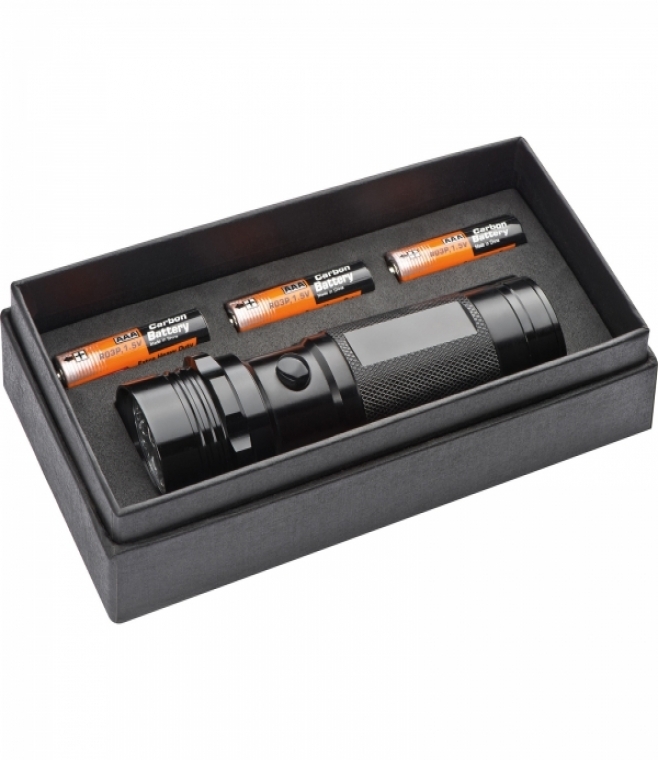 Latarka metalowa 14 LED