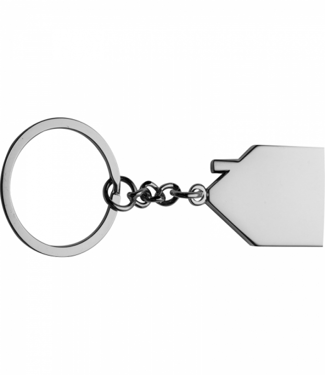 Brelok metalowy domek