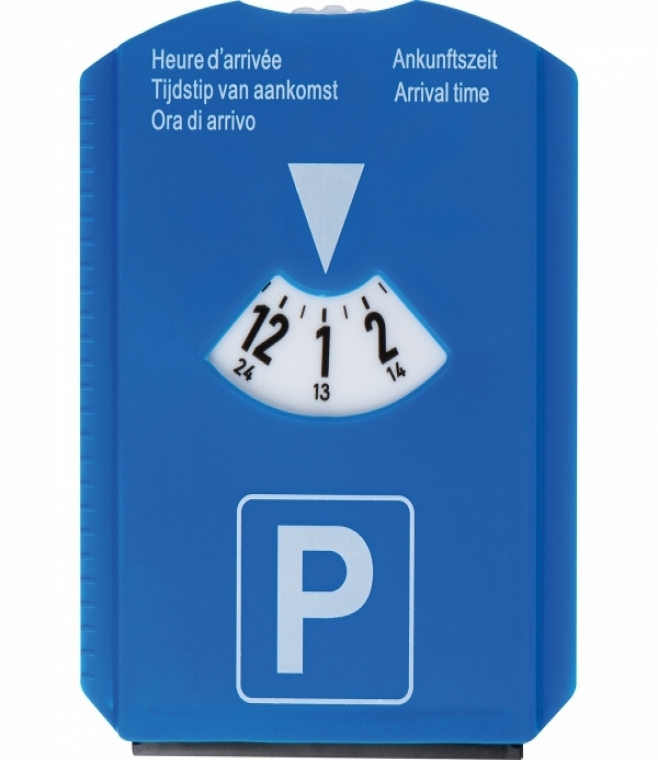 Parkometr ze skrobaczką do szyb