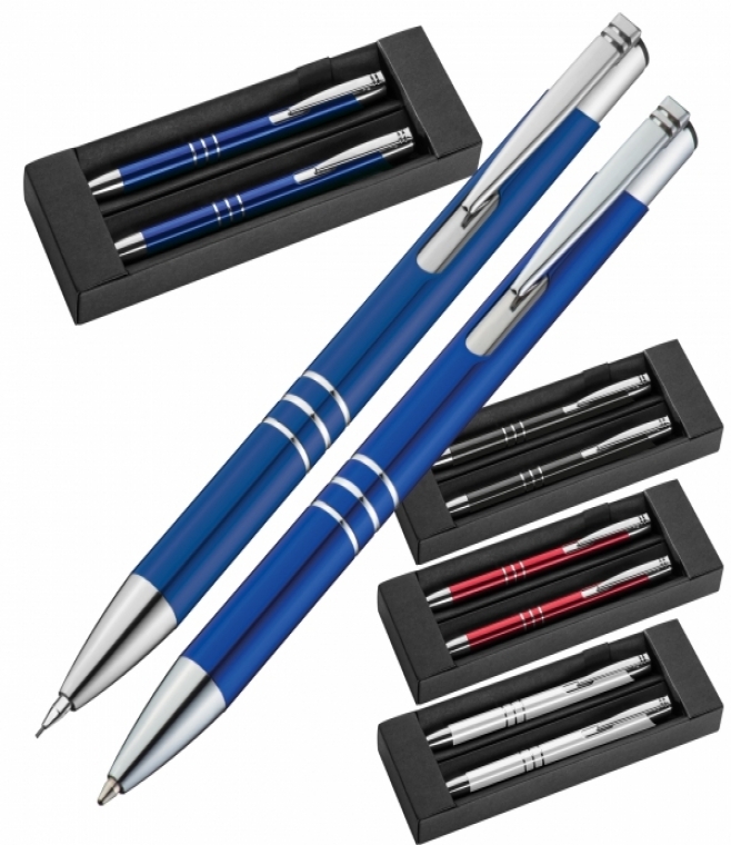 Zestaw piśmienny długopis i ołówek automatyczny