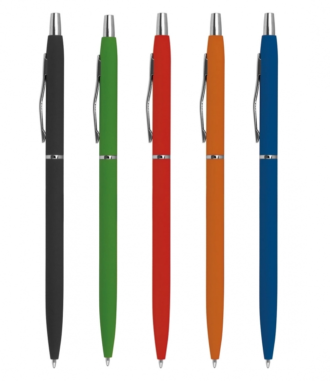 Długopis metalowy soft touch