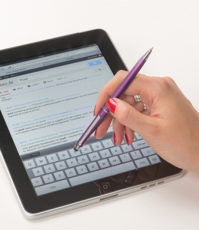 Długopis plastikowy touch pen