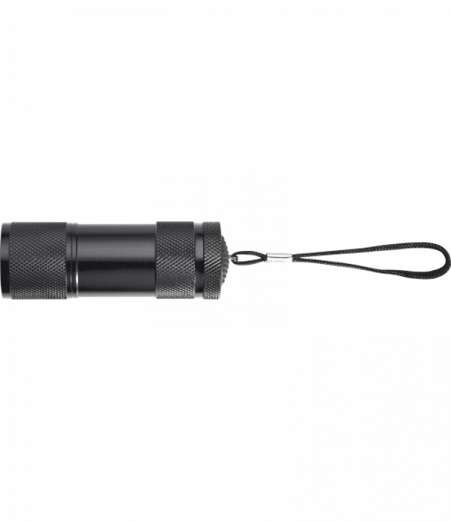 Latarka metalowa 9 LED