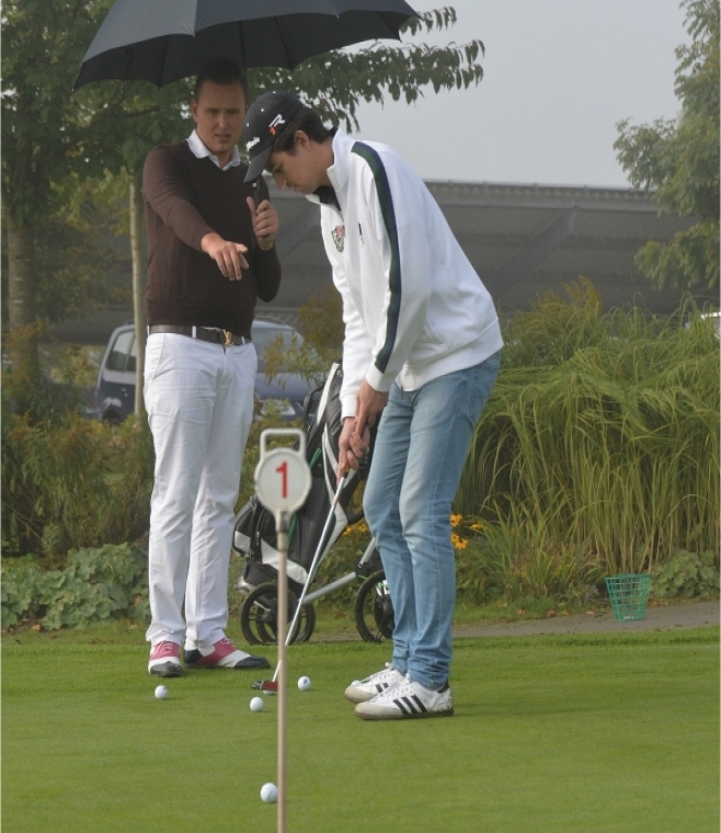 Parasol automatyczny XXL do gry w golfa ø132 cm