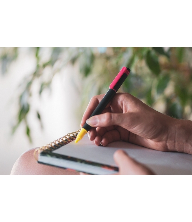 Zakreślacz dwustronny 2 kolory