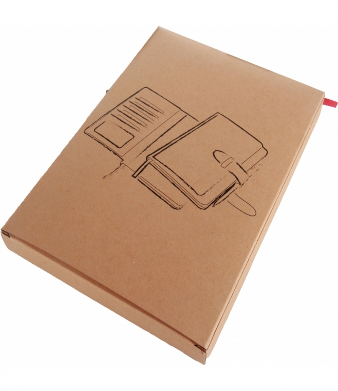 Notatnik A5 w linie z wizytownikiem