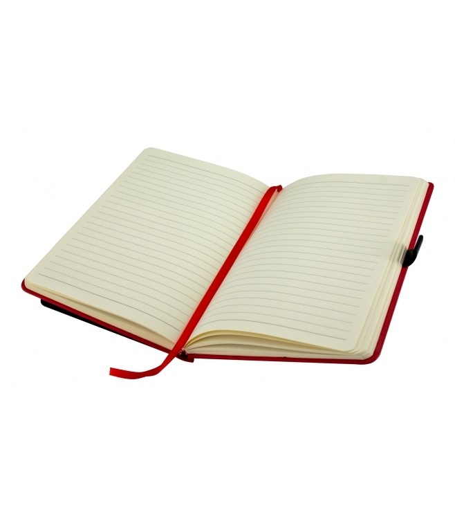 Notatnik A5 w linie z wizytownikiem