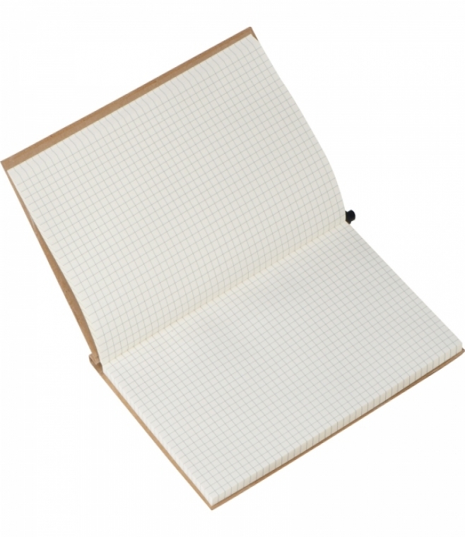 Notatnik A5 w kratkę z długopisem