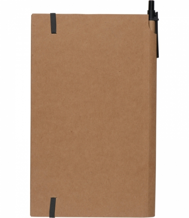 Notatnik A5 w kratkę z długopisem