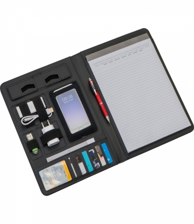 Folder A4 z notatnikiem w linie