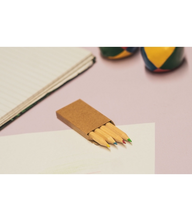 Kredki drewniane 4 kolory