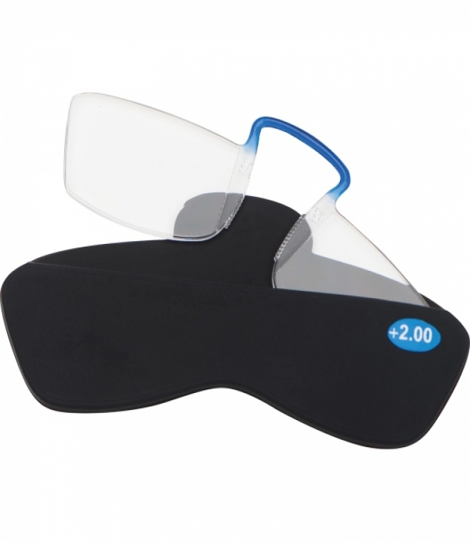 Okulary +2.00 z etui do smartfona