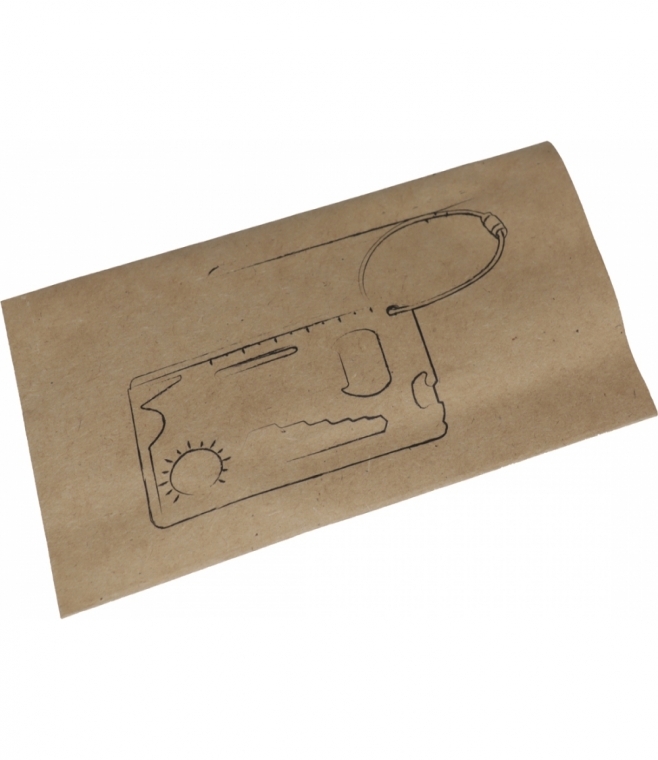 Narzędzie wielofunkcyjne karta survivalowa