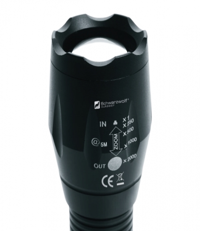 Latarka ANTELAO Schwarzwolf