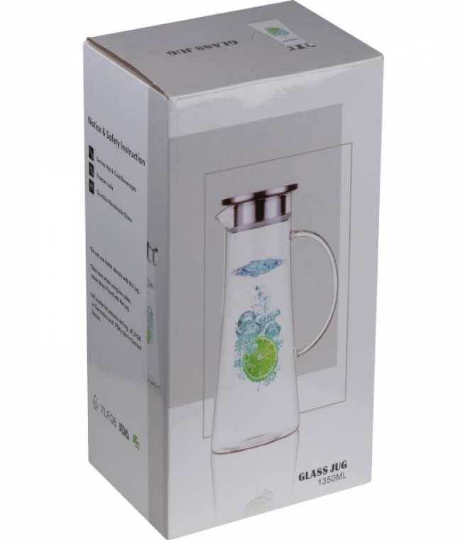 Dzbanek szklany z sitkiem 1350 ml